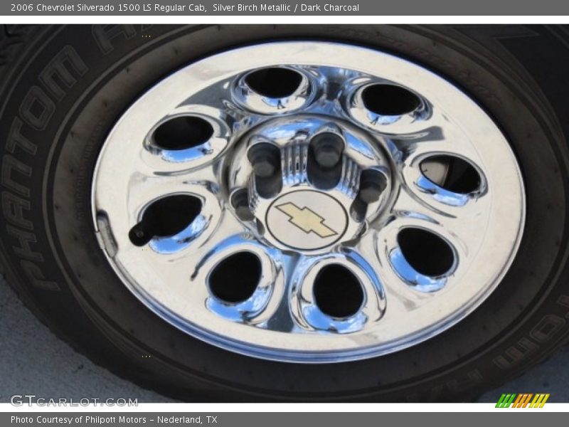 Silver Birch Metallic / Dark Charcoal 2006 Chevrolet Silverado 1500 LS Regular Cab
