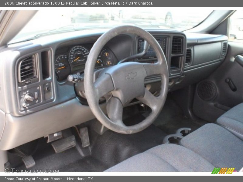 Silver Birch Metallic / Dark Charcoal 2006 Chevrolet Silverado 1500 LS Regular Cab