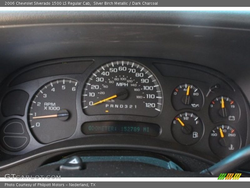 Silver Birch Metallic / Dark Charcoal 2006 Chevrolet Silverado 1500 LS Regular Cab