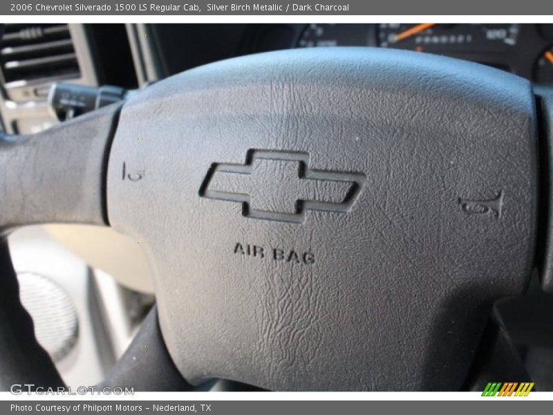 Silver Birch Metallic / Dark Charcoal 2006 Chevrolet Silverado 1500 LS Regular Cab