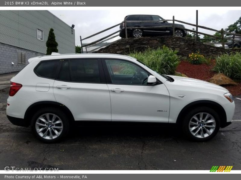 Alpine White / Black 2015 BMW X3 xDrive28i