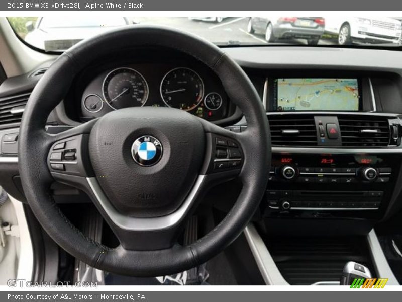 Alpine White / Black 2015 BMW X3 xDrive28i