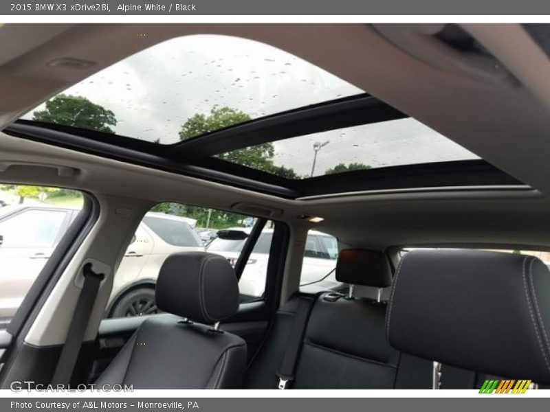 Alpine White / Black 2015 BMW X3 xDrive28i