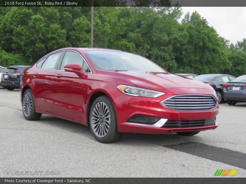 Ruby Red / Ebony 2018 Ford Fusion SE