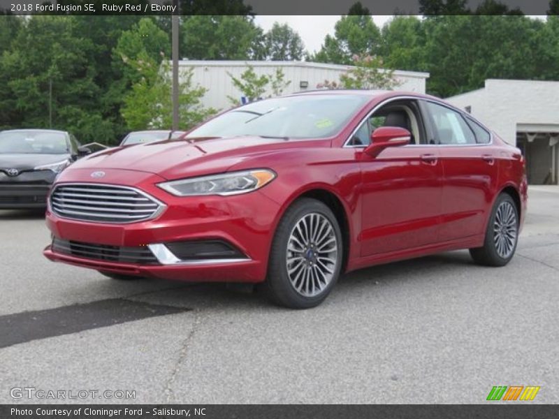 Ruby Red / Ebony 2018 Ford Fusion SE