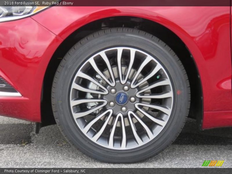 Ruby Red / Ebony 2018 Ford Fusion SE