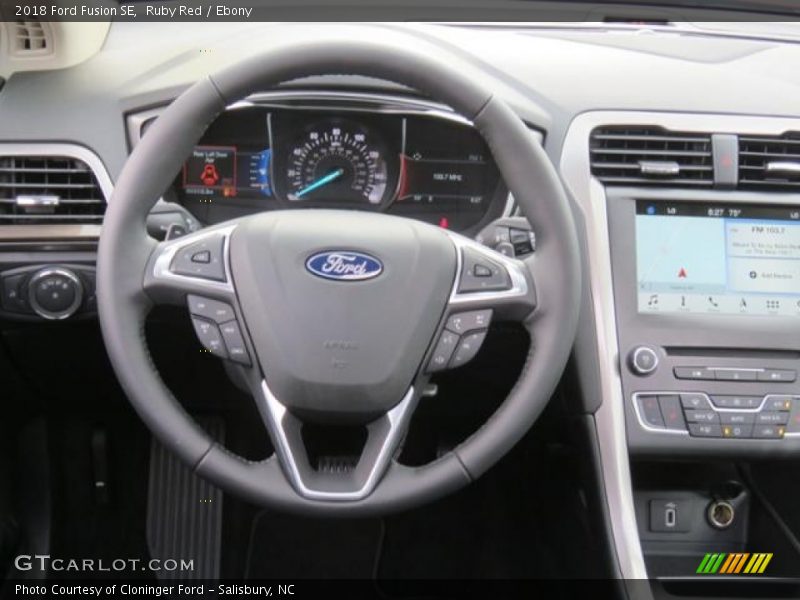 Ruby Red / Ebony 2018 Ford Fusion SE