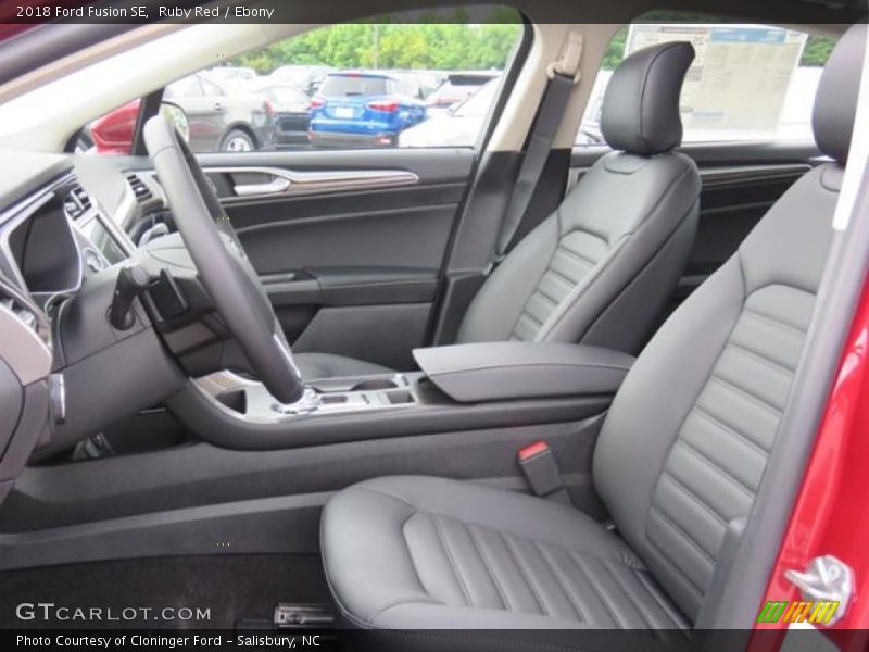 Ruby Red / Ebony 2018 Ford Fusion SE