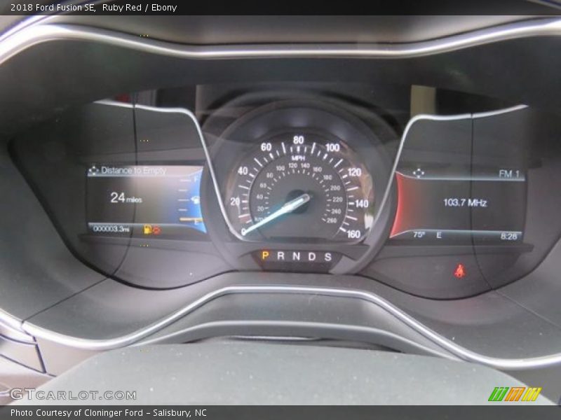 Ruby Red / Ebony 2018 Ford Fusion SE