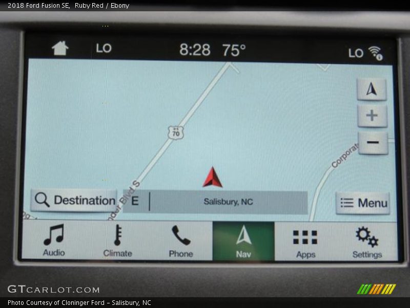 Ruby Red / Ebony 2018 Ford Fusion SE