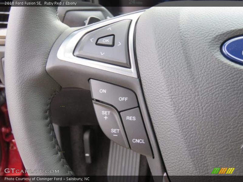 Ruby Red / Ebony 2018 Ford Fusion SE