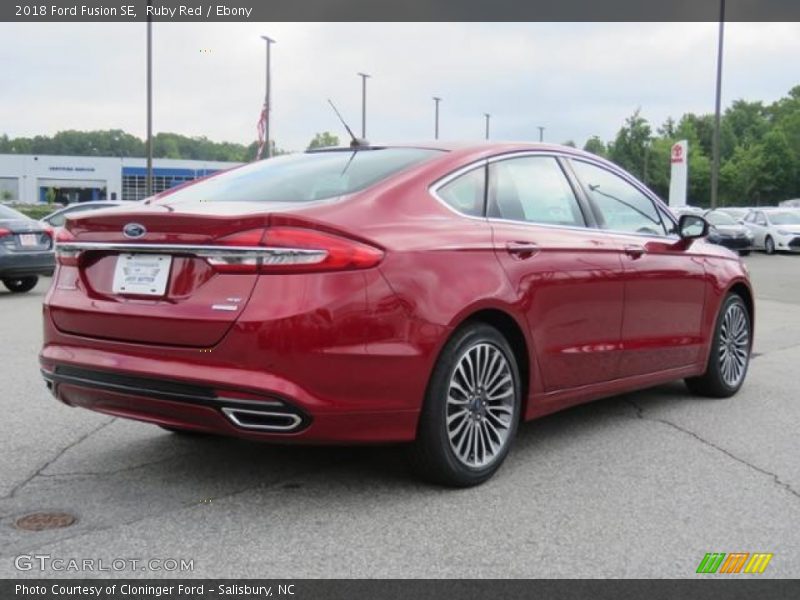 Ruby Red / Ebony 2018 Ford Fusion SE