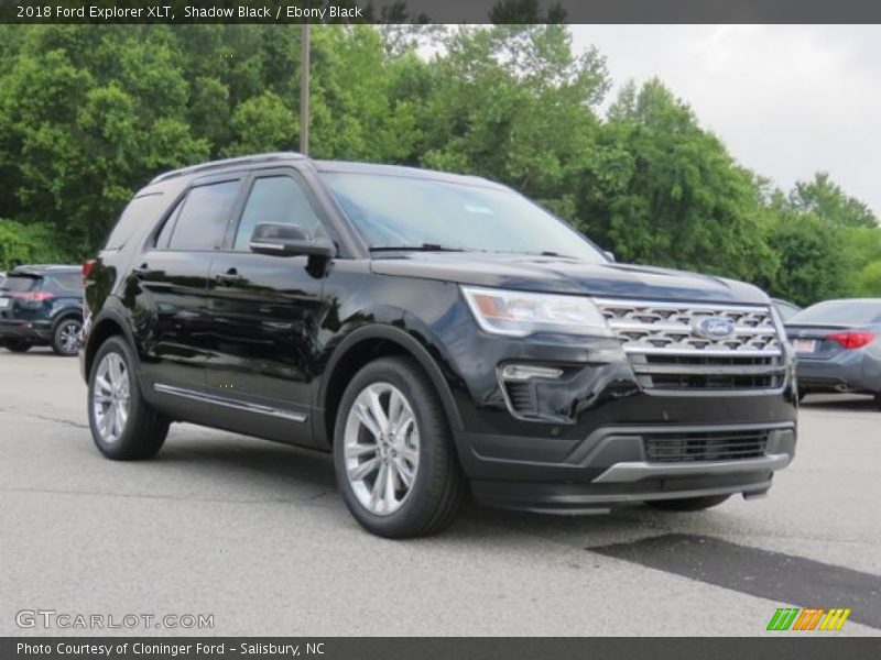 Shadow Black / Ebony Black 2018 Ford Explorer XLT