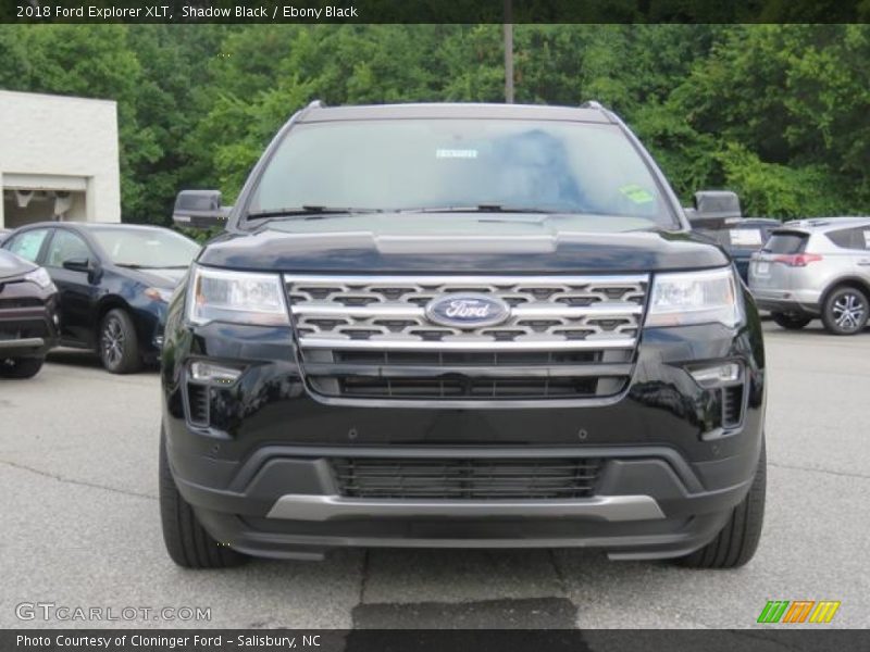 Shadow Black / Ebony Black 2018 Ford Explorer XLT