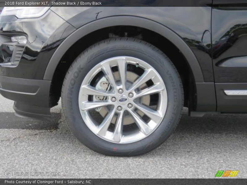 Shadow Black / Ebony Black 2018 Ford Explorer XLT