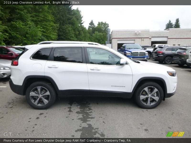 Bright White / Black 2019 Jeep Cherokee Limited 4x4
