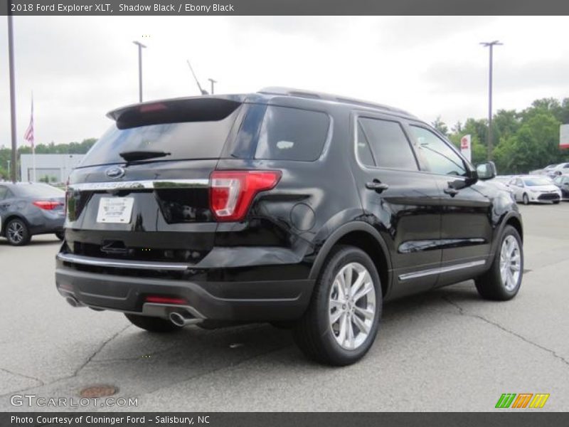 Shadow Black / Ebony Black 2018 Ford Explorer XLT