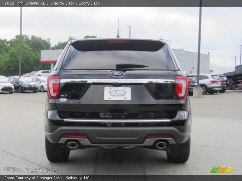 Shadow Black / Ebony Black 2018 Ford Explorer XLT