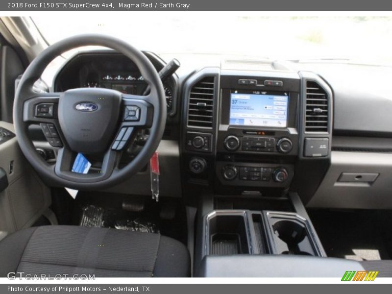 Magma Red / Earth Gray 2018 Ford F150 STX SuperCrew 4x4