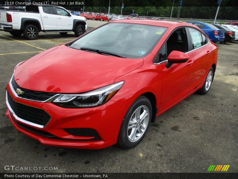 Red Hot / Jet Black 2018 Chevrolet Cruze LT