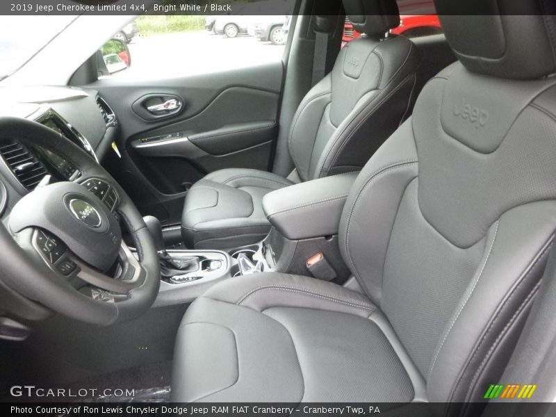Bright White / Black 2019 Jeep Cherokee Limited 4x4