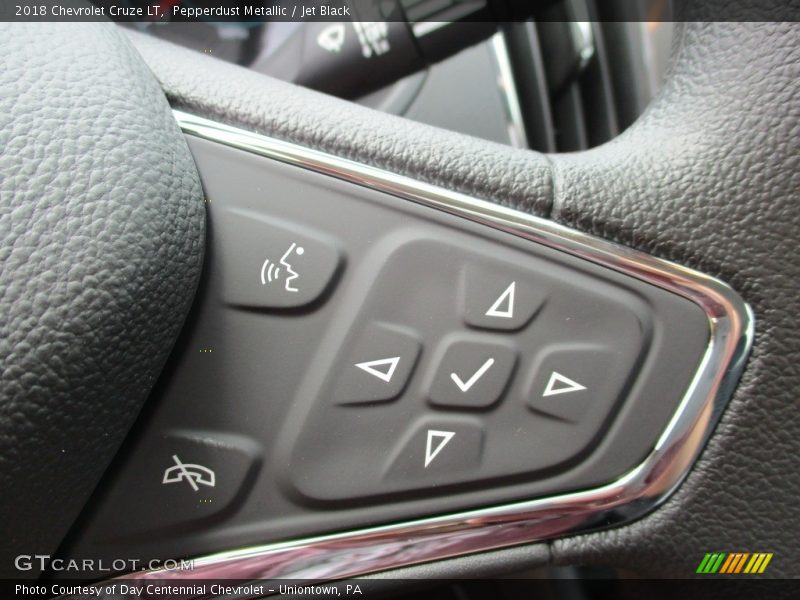 Pepperdust Metallic / Jet Black 2018 Chevrolet Cruze LT