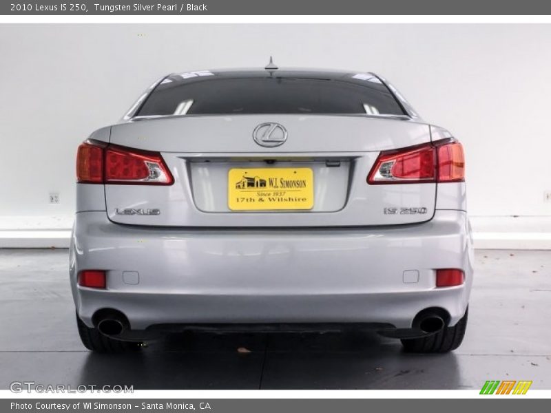 Tungsten Silver Pearl / Black 2010 Lexus IS 250