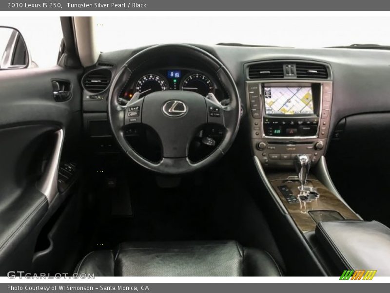 Tungsten Silver Pearl / Black 2010 Lexus IS 250
