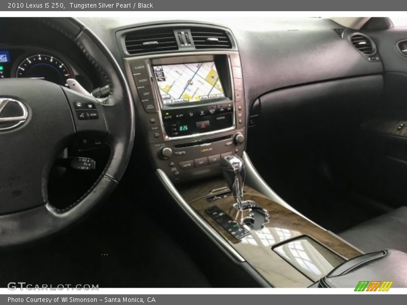 Tungsten Silver Pearl / Black 2010 Lexus IS 250