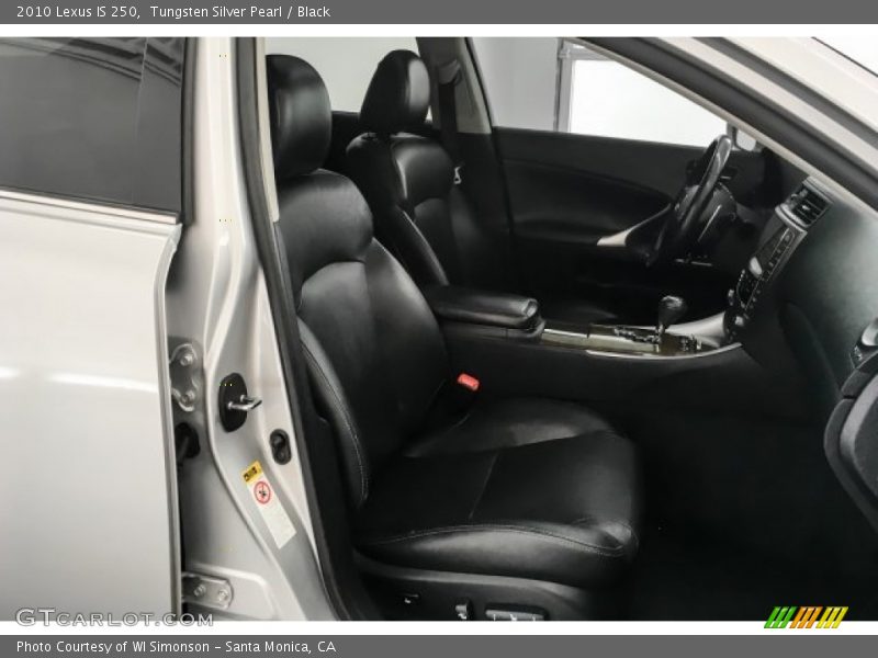 Tungsten Silver Pearl / Black 2010 Lexus IS 250