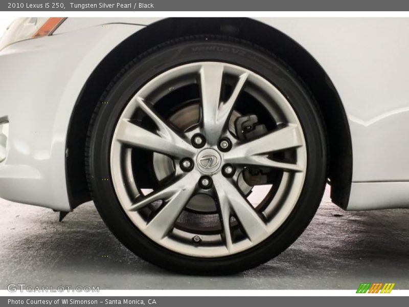 Tungsten Silver Pearl / Black 2010 Lexus IS 250