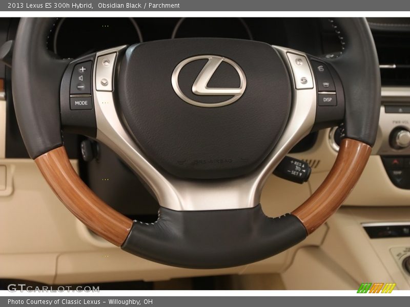 Obsidian Black / Parchment 2013 Lexus ES 300h Hybrid