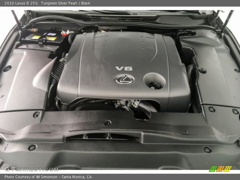Tungsten Silver Pearl / Black 2010 Lexus IS 250