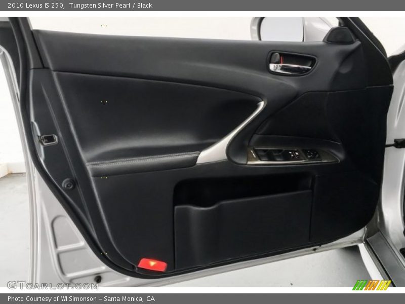 Tungsten Silver Pearl / Black 2010 Lexus IS 250