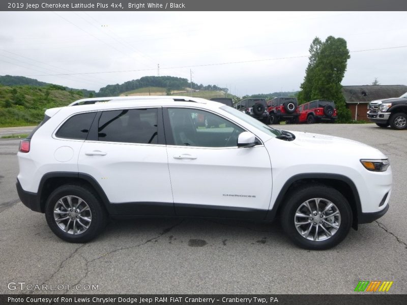 Bright White / Black 2019 Jeep Cherokee Latitude Plus 4x4