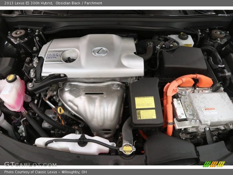 Obsidian Black / Parchment 2013 Lexus ES 300h Hybrid