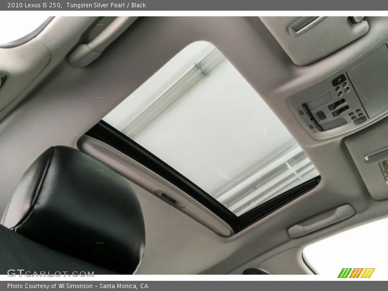 Tungsten Silver Pearl / Black 2010 Lexus IS 250