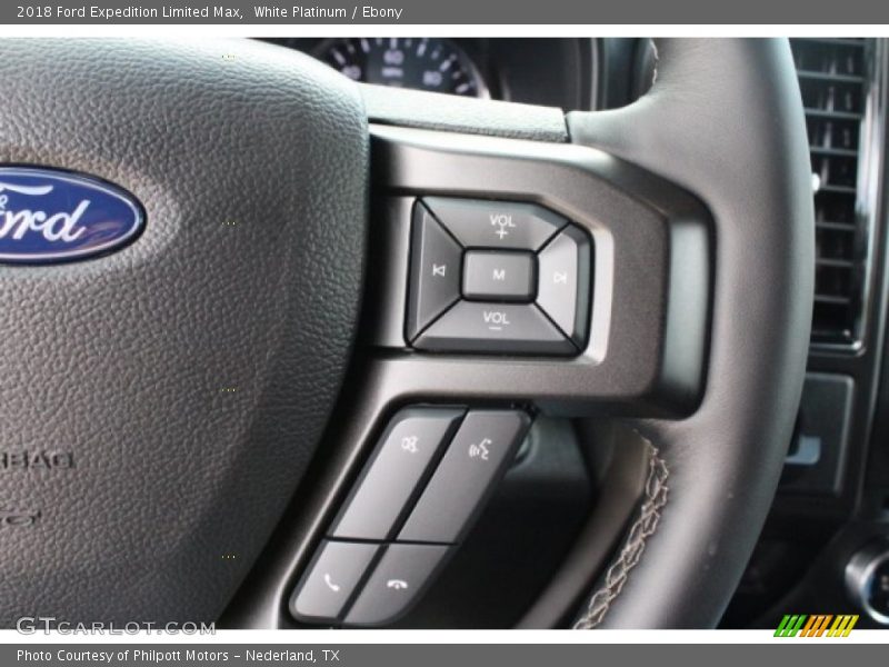White Platinum / Ebony 2018 Ford Expedition Limited Max