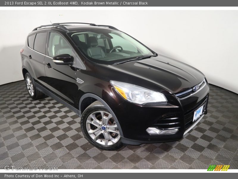 Kodiak Brown Metallic / Charcoal Black 2013 Ford Escape SEL 2.0L EcoBoost 4WD