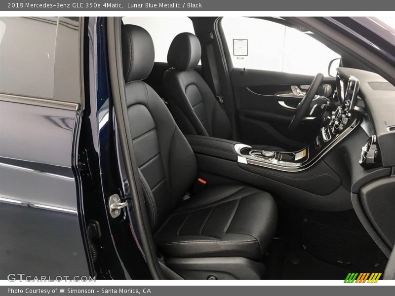 Lunar Blue Metallic / Black 2018 Mercedes-Benz GLC 350e 4Matic