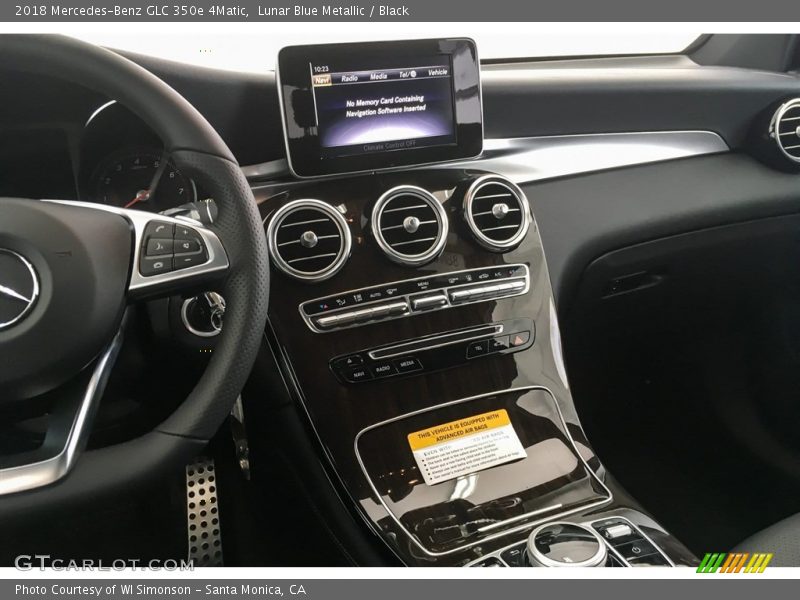 Lunar Blue Metallic / Black 2018 Mercedes-Benz GLC 350e 4Matic