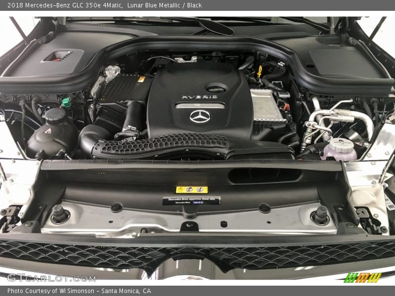 Lunar Blue Metallic / Black 2018 Mercedes-Benz GLC 350e 4Matic