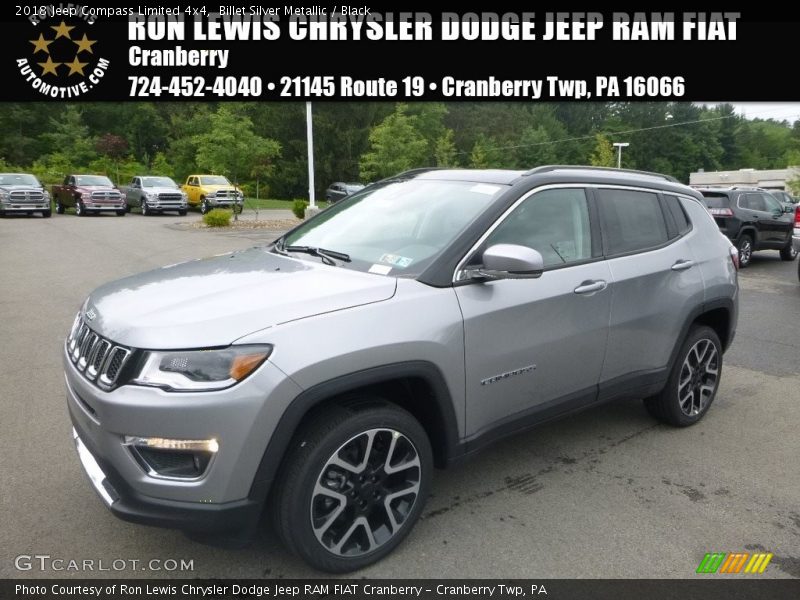 Billet Silver Metallic / Black 2018 Jeep Compass Limited 4x4