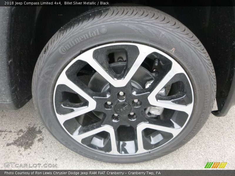 Billet Silver Metallic / Black 2018 Jeep Compass Limited 4x4