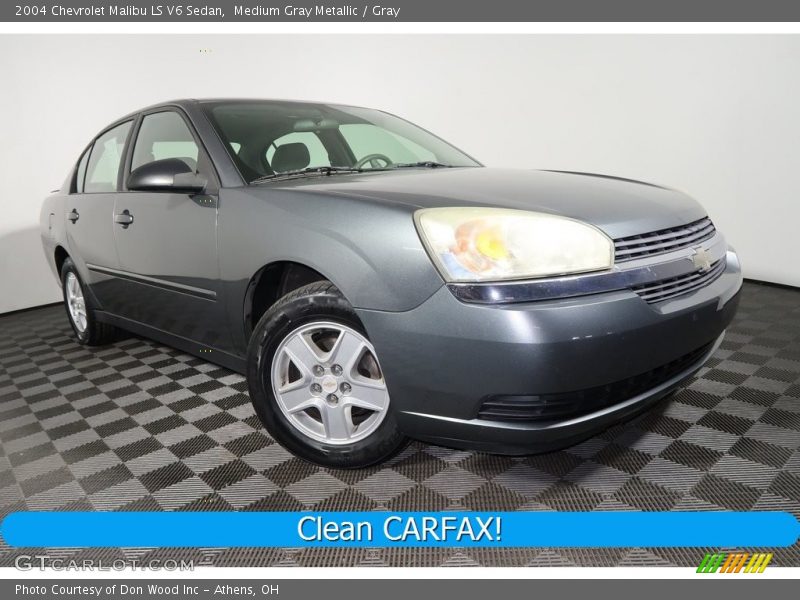Medium Gray Metallic / Gray 2004 Chevrolet Malibu LS V6 Sedan