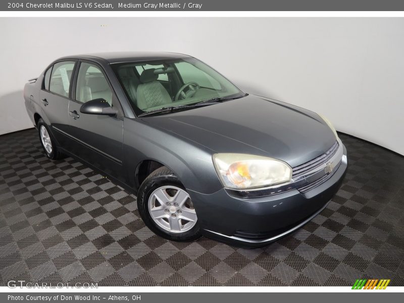 Medium Gray Metallic / Gray 2004 Chevrolet Malibu LS V6 Sedan