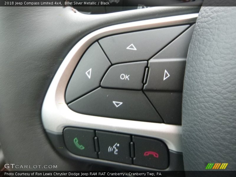Billet Silver Metallic / Black 2018 Jeep Compass Limited 4x4