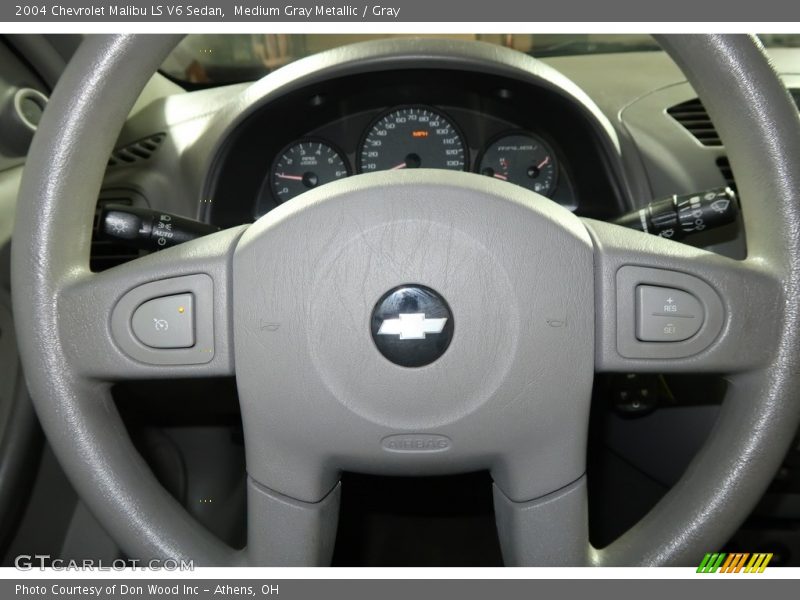 Medium Gray Metallic / Gray 2004 Chevrolet Malibu LS V6 Sedan