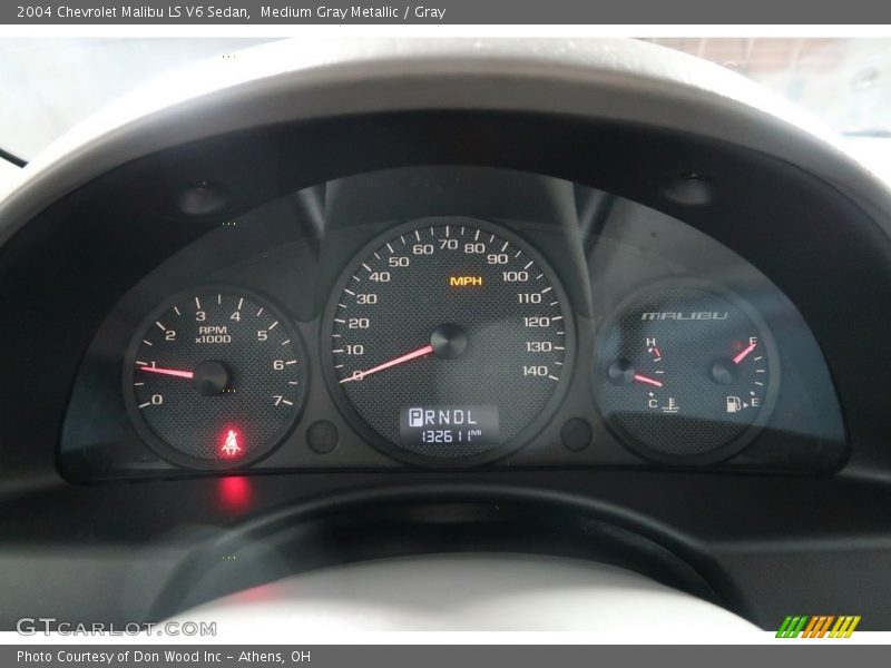 Medium Gray Metallic / Gray 2004 Chevrolet Malibu LS V6 Sedan