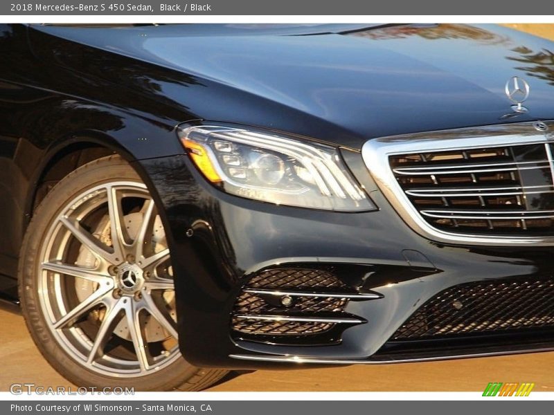 Black / Black 2018 Mercedes-Benz S 450 Sedan